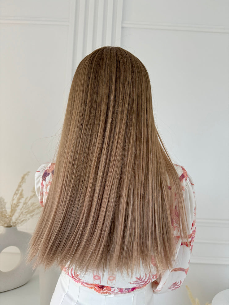 Peruka CREMA 55cm, beżowy blond włosy słowiańskie