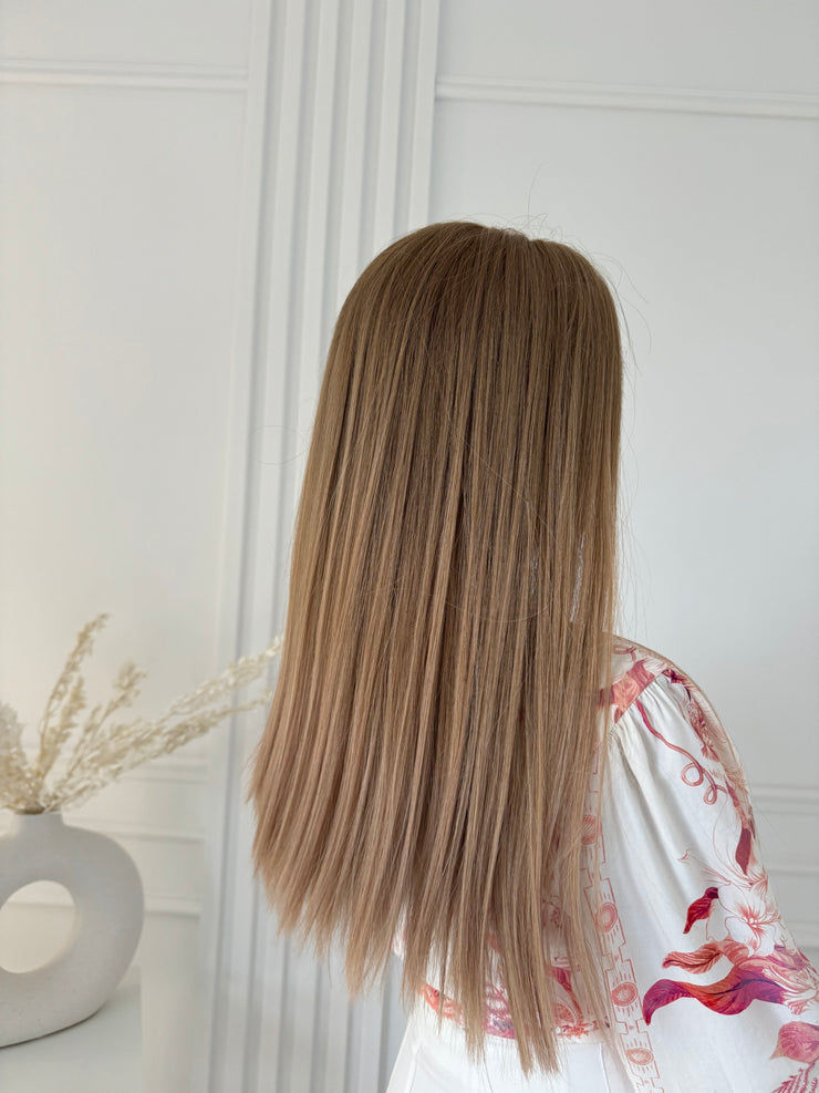 Peruka CREMA 55cm, beżowy blond włosy słowiańskie